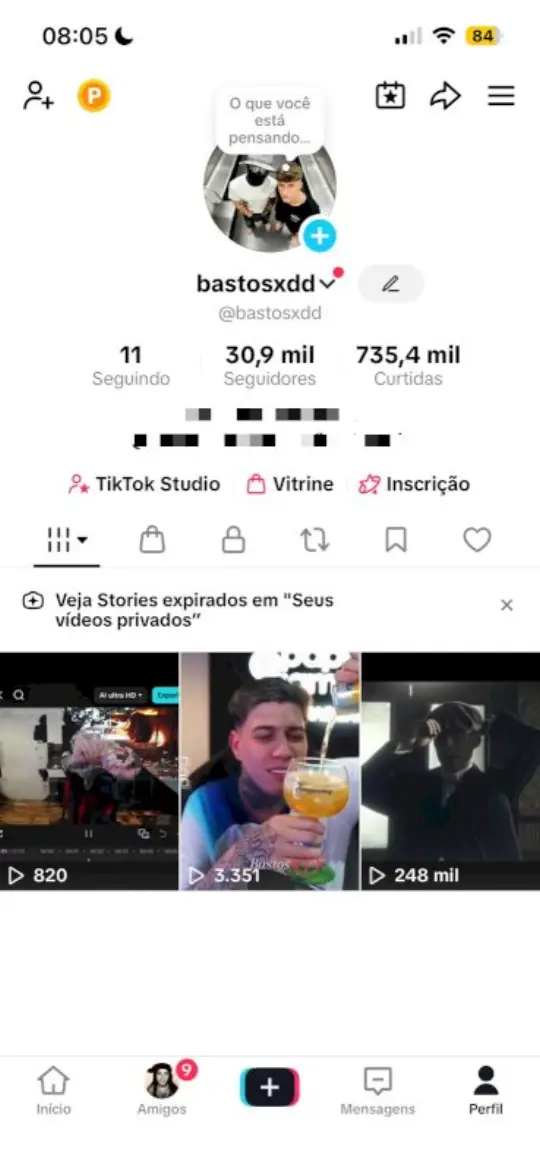 Resultado real: página com 735 mil curtidas